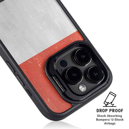 Yemen Flag Distressed iPhone 16 Pro Kickstand Case